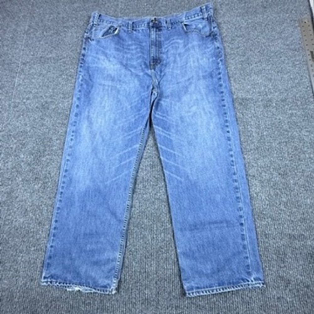 The Foundry Supply Co Mens Straight Leg Medium Wash Blue Denim Jeans Size 46x32‎
